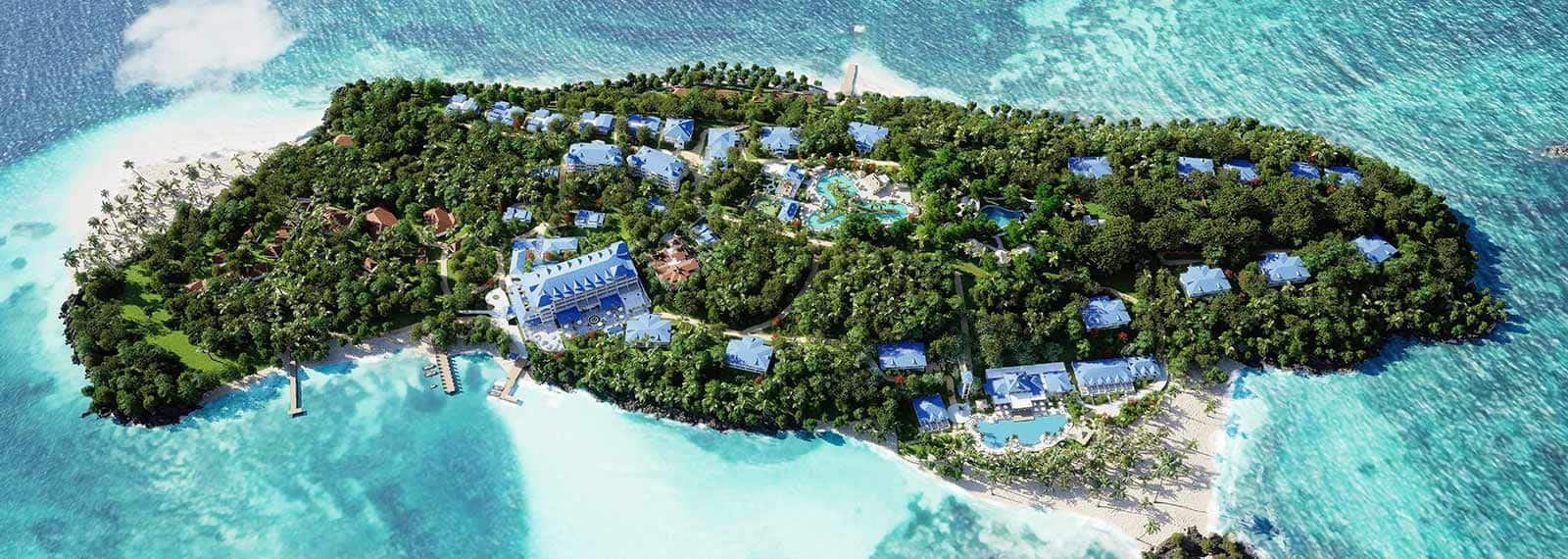 Panoramic View Cayo Levantado Resort
