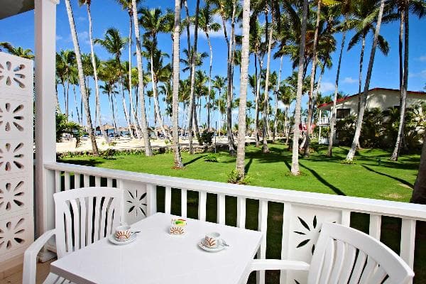 Terrace at Junior Suite Superior Room at Grand Bahia Principe La Romana