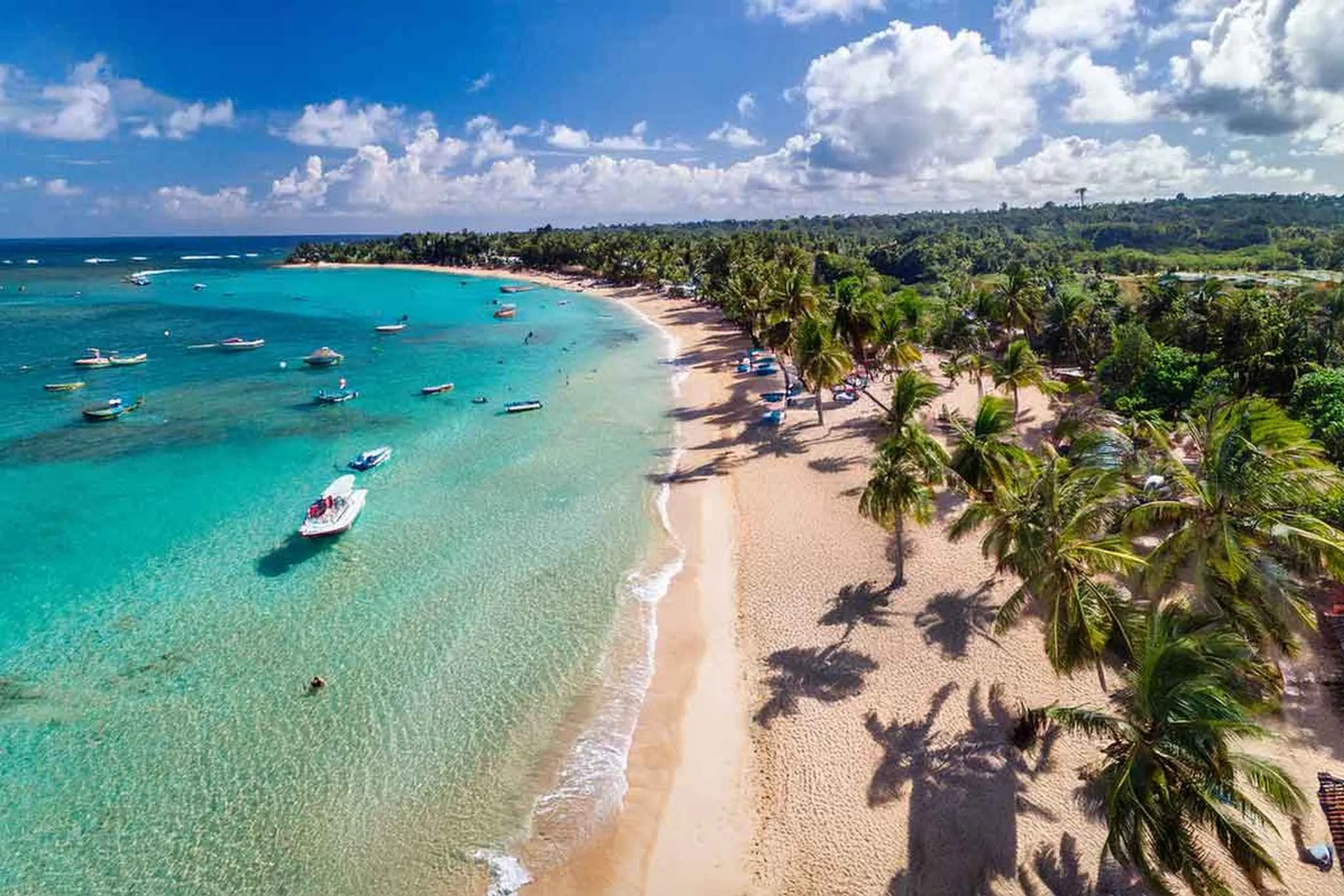 spiaggia di Samaná nella Repubblica Dominicana