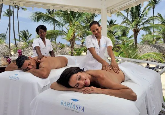 Pareja en Spa Bahia Principe ,Samana