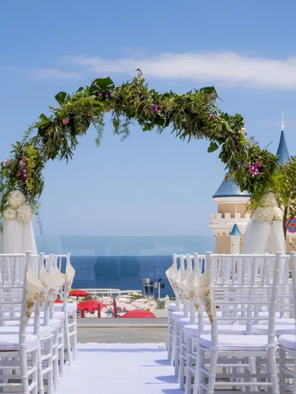 weddings terrace sea view in Tenerife