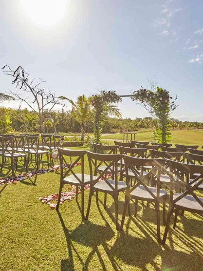 bodas en el campo de golf de PGA Oceans 4 